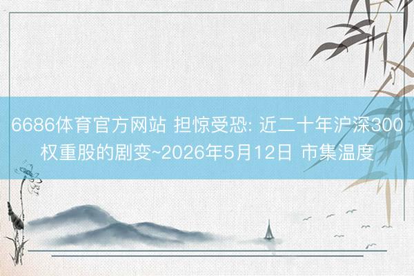 6686体育官方网站 担惊受恐: 近二十年沪深300权重股的剧变~2026年5月12日 市集温度
